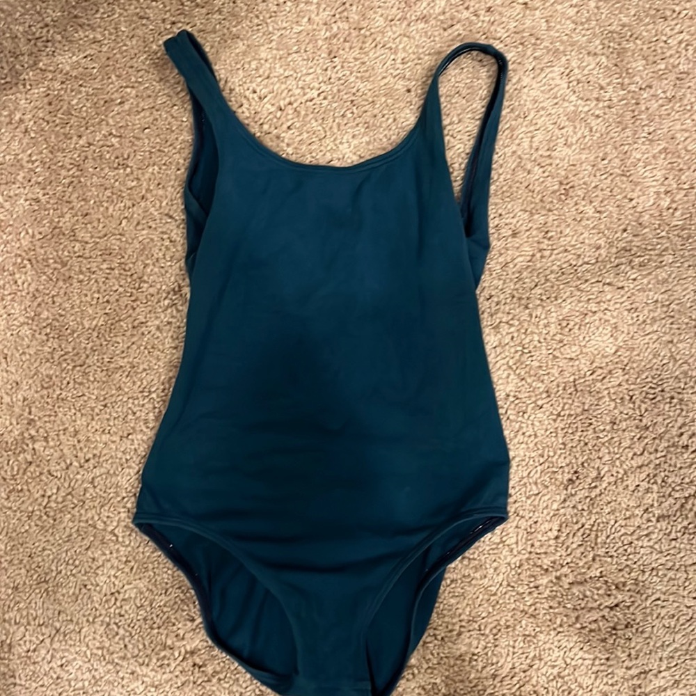 Teal leotard